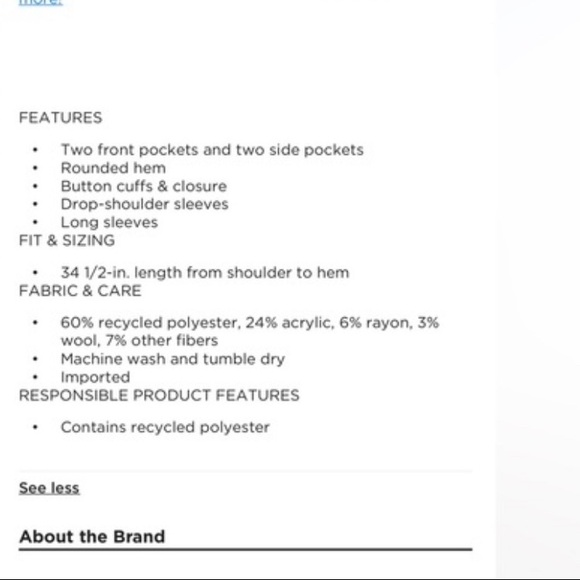 NWT Sonoma Green Plaid Shacket in Size 0X, 1X, 2X, 4X - Picture 16 of 16